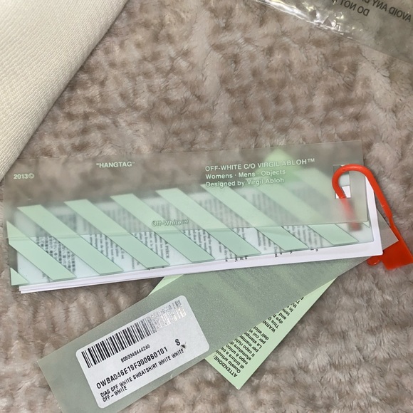 Off White C/O Virgil Abloh Uni Sex Sweatshirt size Small - Picture 5 of 5